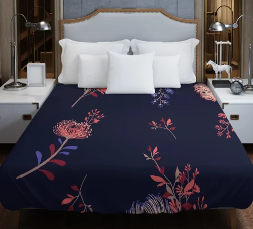 Pohutukawa Flower Design Duvet Cover