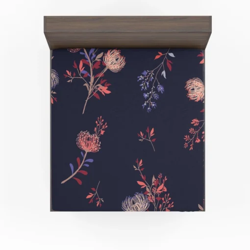 Pohutukawa Flower Design Fitted Sheet