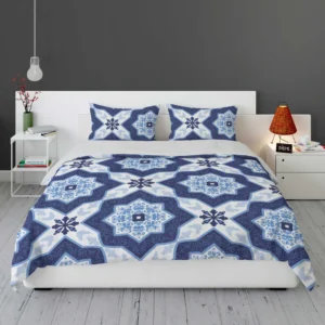 Portuguese Azulejo Tile Pattern Bedding Set 1