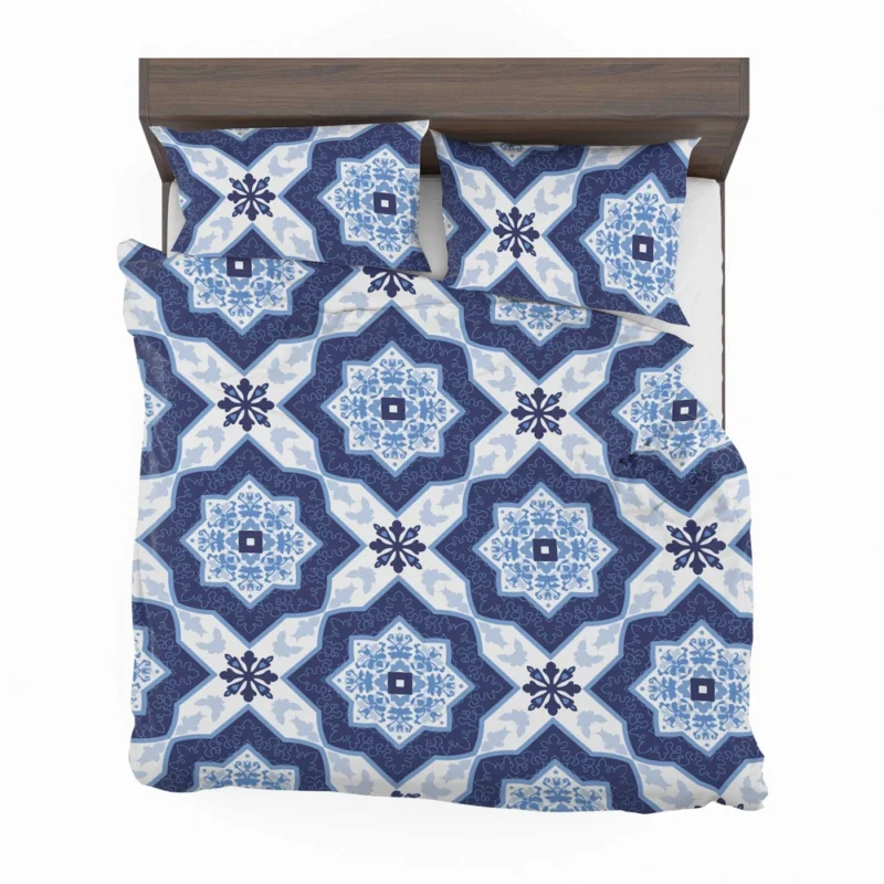 Portuguese Azulejo Tile Pattern Bedding Set 2