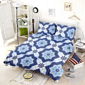 Portuguese Azulejo Tile Pattern Bedding Set