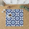 Portuguese Azulejo Tile Pattern Rug