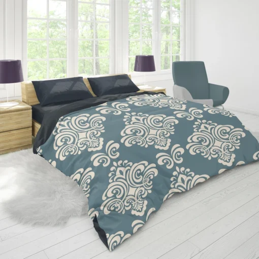 Portuguese Damask Design Duvet Cover 1