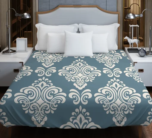 Portuguese Damask Design Duvet Cover