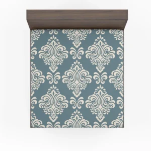 Portuguese Damask Design Fitted Sheet