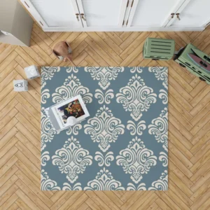 Portuguese Damask Design Rug