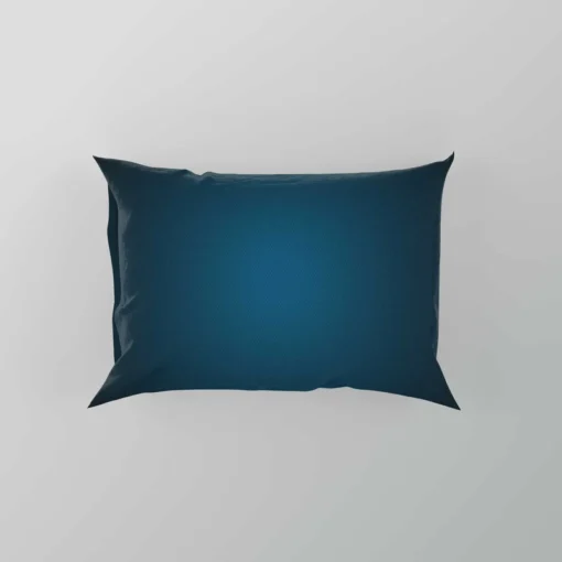 Prussian Blue Gradient Color Pillow Case