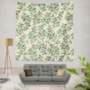 Purple Basil Flowers Pattern Wall Tapestry