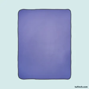 Purple Blue Color Fleece Blanket 1