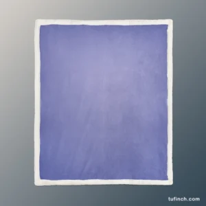 Purple Blue Color Sherpa Fleece Blanket 1