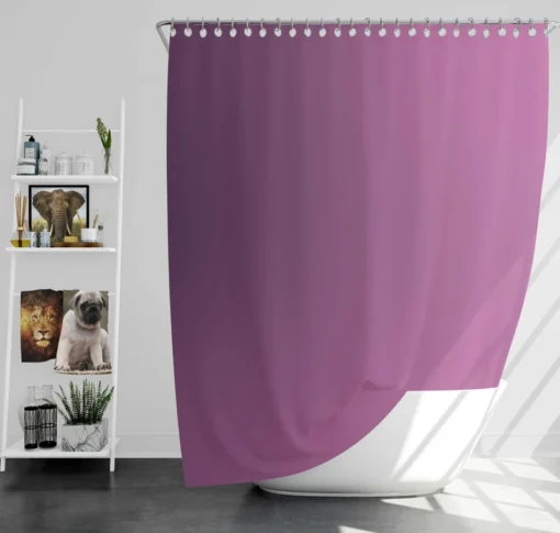 Purple Color Gradient Shower Curtain