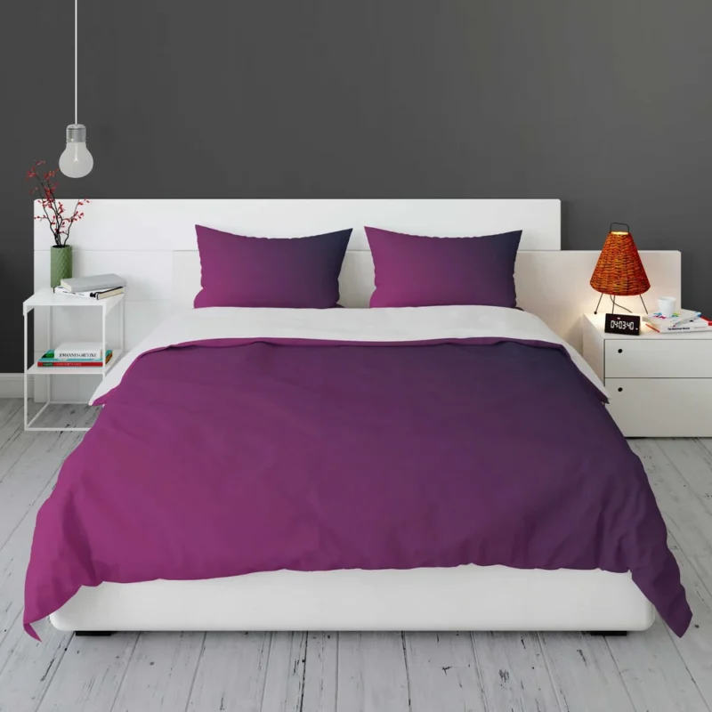 Purple Deep Blue Gradient Bedding Set 1