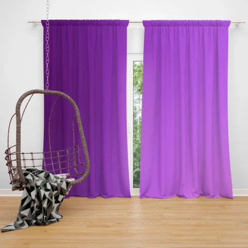 Purple Gradient Curtain