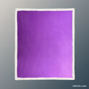 Purple Gradient Sherpa Fleece Blanket 1