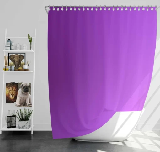 Purple Gradient Shower Curtain