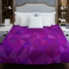 Purple Pink Mosaic Background Design Duvet Cover