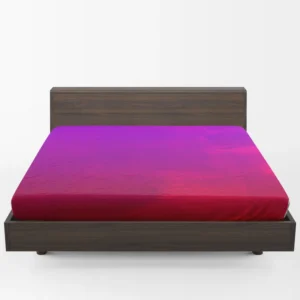 Purple Red Watercolor Gradient Fitted Sheet 1