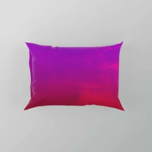 Purple Red Watercolor Gradient Pillow Case