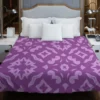 Purple Songket Design Duvet Cover