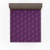 Purple Stars Pattern Fitted Sheet