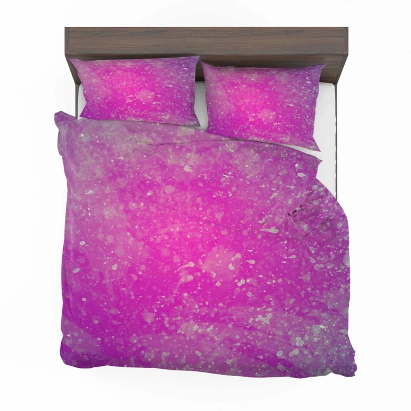 Purple Watercolor Abstract Grunge Bedding Set 2