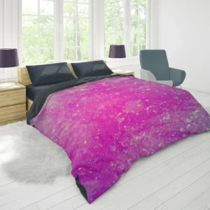 Purple Watercolor Abstract Grunge Duvet Cover 1