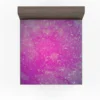 Purple Watercolor Abstract Grunge Fitted Sheet