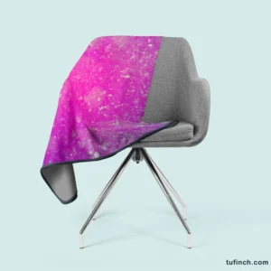 Purple Watercolor Abstract Grunge Fleece Blanket 2