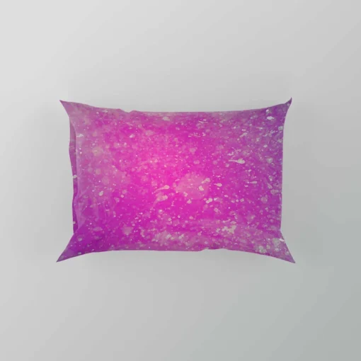 Purple Watercolor Abstract Grunge Pillow Case