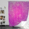 Purple Watercolor Abstract Grunge Shower Curtain