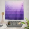 Purple White Gradient Triangle Wall Tapestry