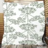 Queen Anne's Lace Floral Pattern Quilt Blanket