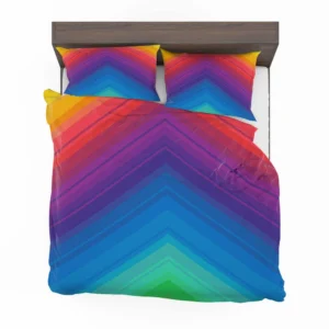 Rainbow Abstract Background Bedding Set 2