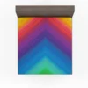 Rainbow Abstract Background Fitted Sheet