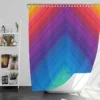 Rainbow Abstract Background Shower Curtain