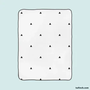 Random Triangle Minimalist Pattern Fleece Blanket 1