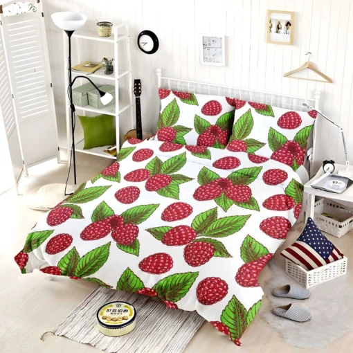 Raspberries Design Bedding Set