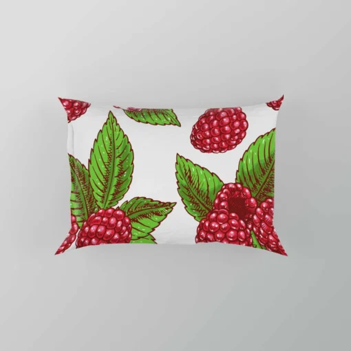 Raspberries Design Pillow Case