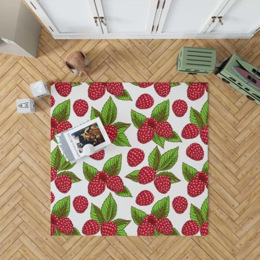 Raspberries Design Rug