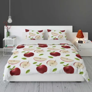 Realistic Apple Slices Apple Bedding Set 1