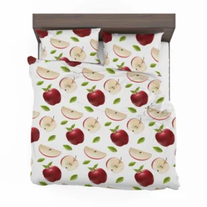 Realistic Apple Slices Apple Bedding Set 2