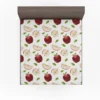 Realistic Apple Slices Apple Fitted Sheet