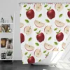 Realistic Apple Slices Apple Shower Curtain