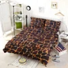 Realistic Giraffe Skin Bedding Set