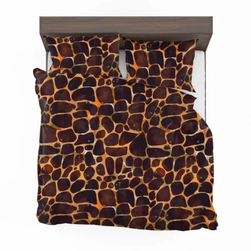 Realistic Giraffe Skin Bedding Set 2