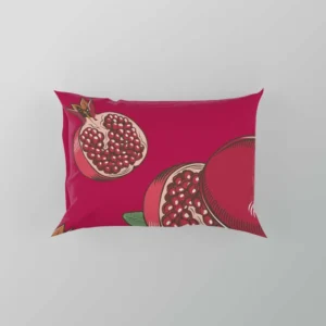 Realistic Pomegranate Fruit Pillow Case