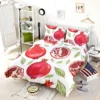 Realistic Pomegranate Fruit Print Bedding Set