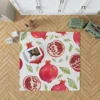 Realistic Pomegranate Fruit Print Rug