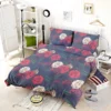 Realistic Roses Print Bedding Set