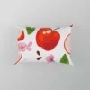 Red Apple Leaf Flower Pattern Pillow Case